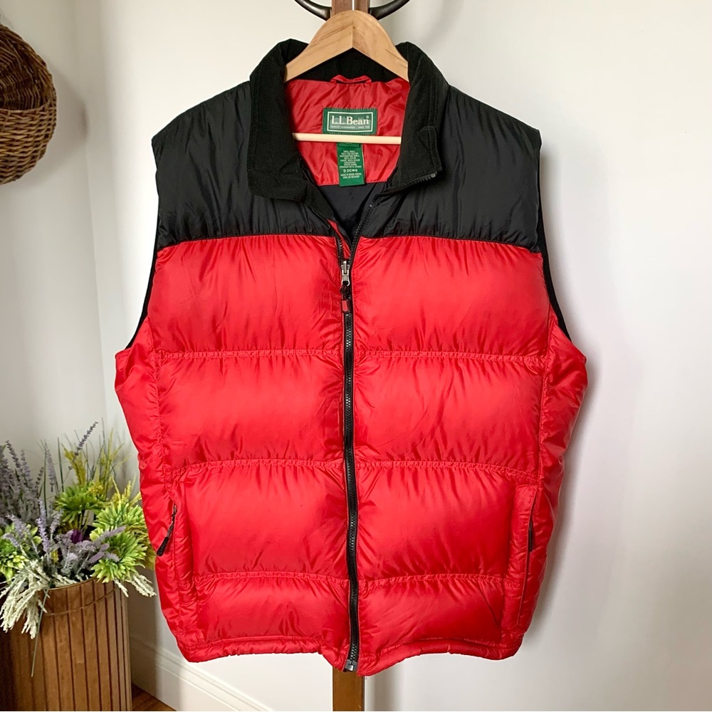 L.L. Bean Goose Down Puffer Vest Jacket Mens XXL Vintage